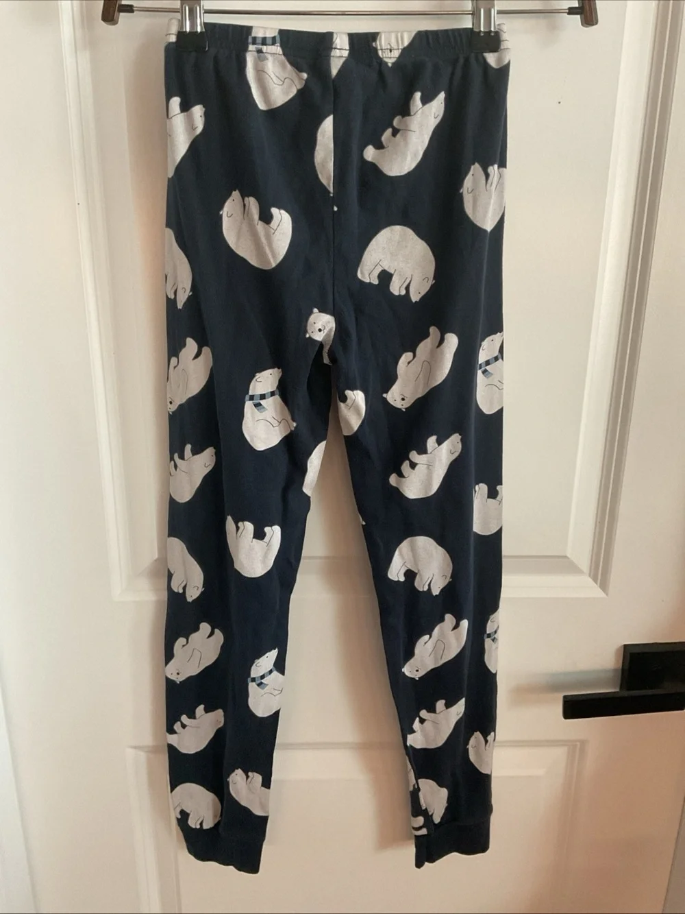 Gymboree - Navy Lounge Pants with White Polar Bear Motif - Boys Size Medium